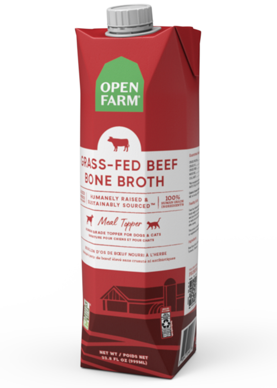 Open Farm Grass-Fed Beef Bone Broth 33.8 oz