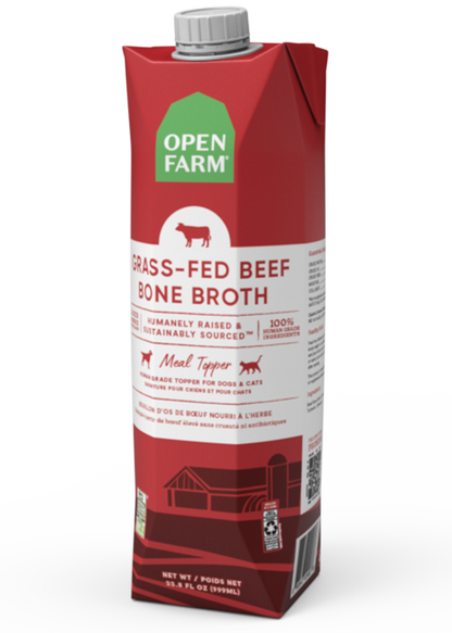 Open Farm Grass-Fed Beef Bone Broth 33.8 oz
