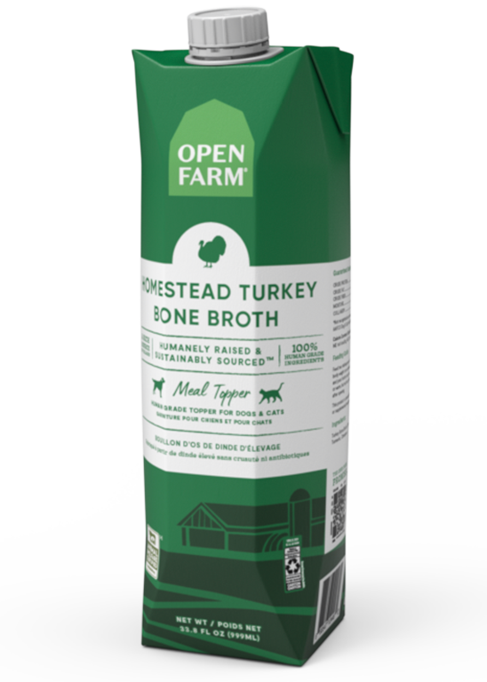 Open Farm Homestead Turkey Bone Broth 33.8 Oz
