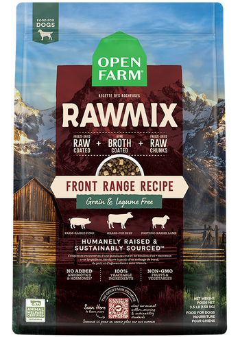 Open Farm Rawmix Ancient Grains Front Range Recipe for Dogs