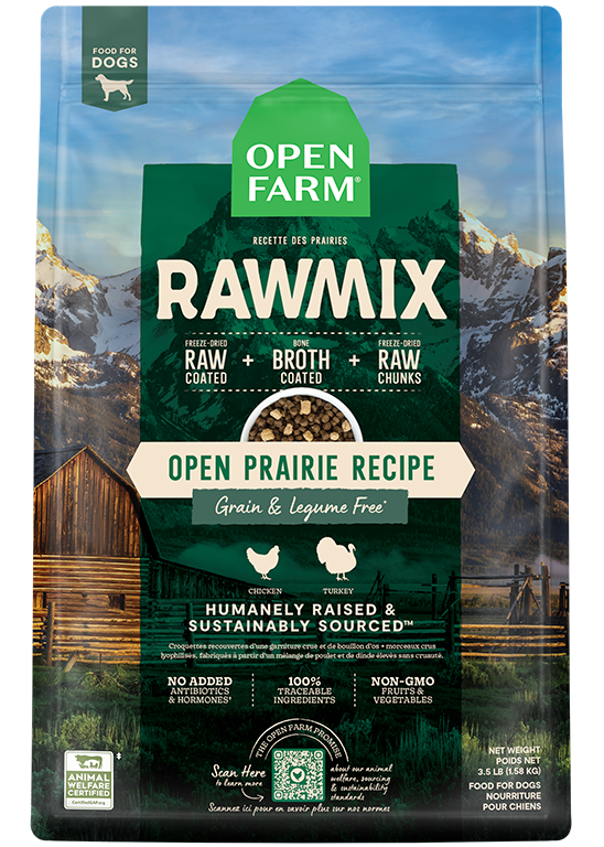 Open Farm Rawmix Ancient Grains Prairie Recipe for Dogs