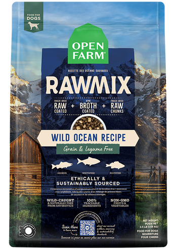 Open Farm Rawmix Ancient Grains Wild-Ocean Recipe for Dogs