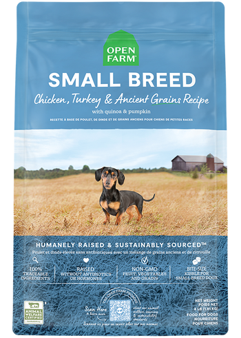 4lb Open Farm Small Breed Ancient Grains Dry Dog Food