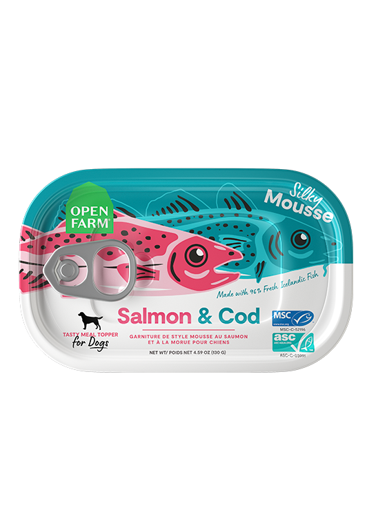 Open Farm Arctic Salmon & Cod Pâté Topper for Cats & Dogs