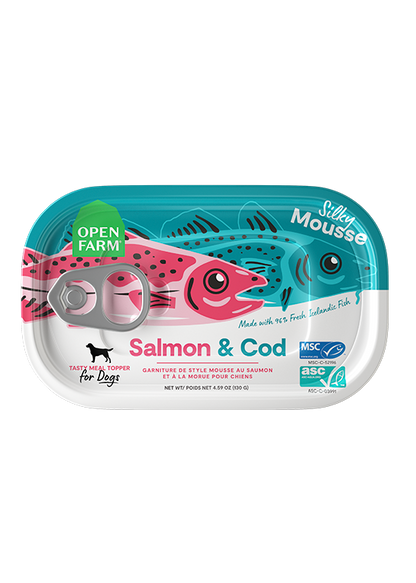 Open Farm Arctic Salmon & Cod Pâté Topper for Cats & Dogs