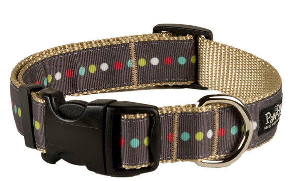 Retro Dog Collar - Robot Dot