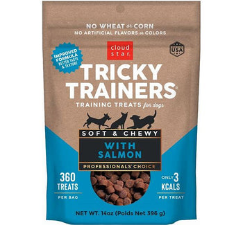 TRICKY TRAINER TREAT CHEWY SALMON 14 OZ