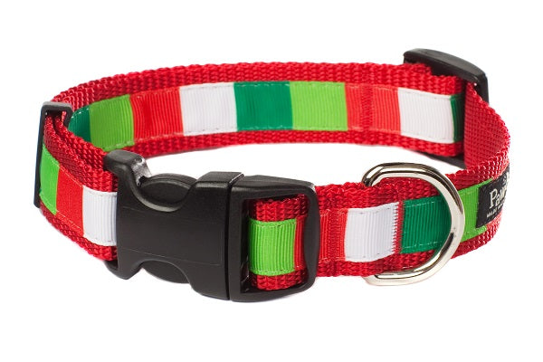 Christmas Morning Dog Collar - Be Merry Block