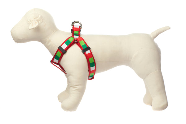 Christmas Morning Dog Harness - Be Merry Block