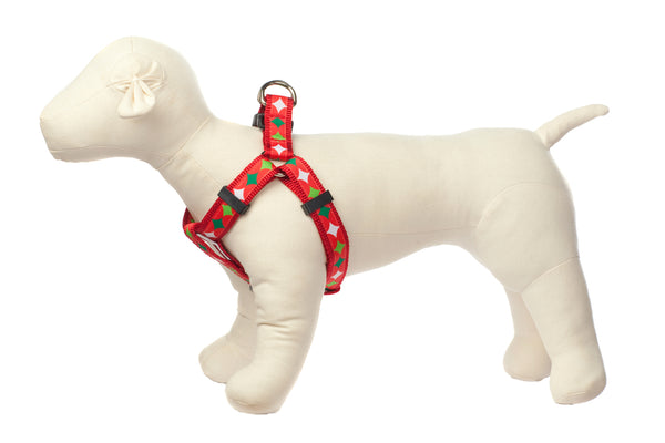 Christmas Morning Dog Harness - Christmas Stocking Stars