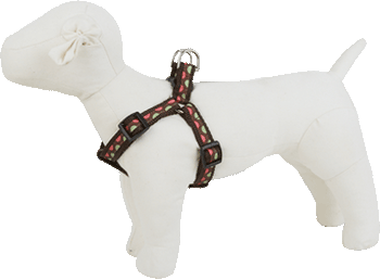 Midtown Brown Dog Harness - Hippo