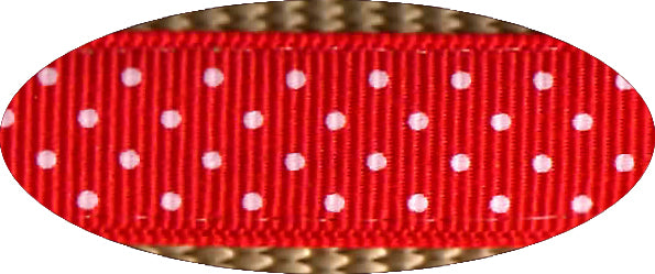 Pembroke Polka Dot Dog Harness-Red/Tan