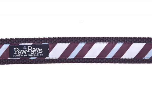Chocolate Snow Cone Dog Collar-Stripe