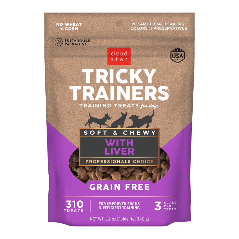 Tricky Trainer Grain Free Chewy Liver Treat 12oz.