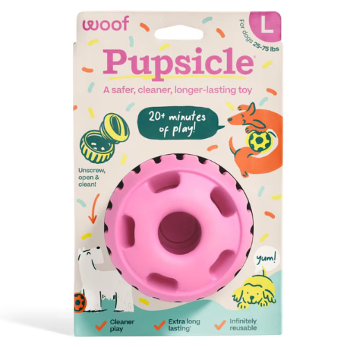 Woof Large Birthday Pupsicle Pink