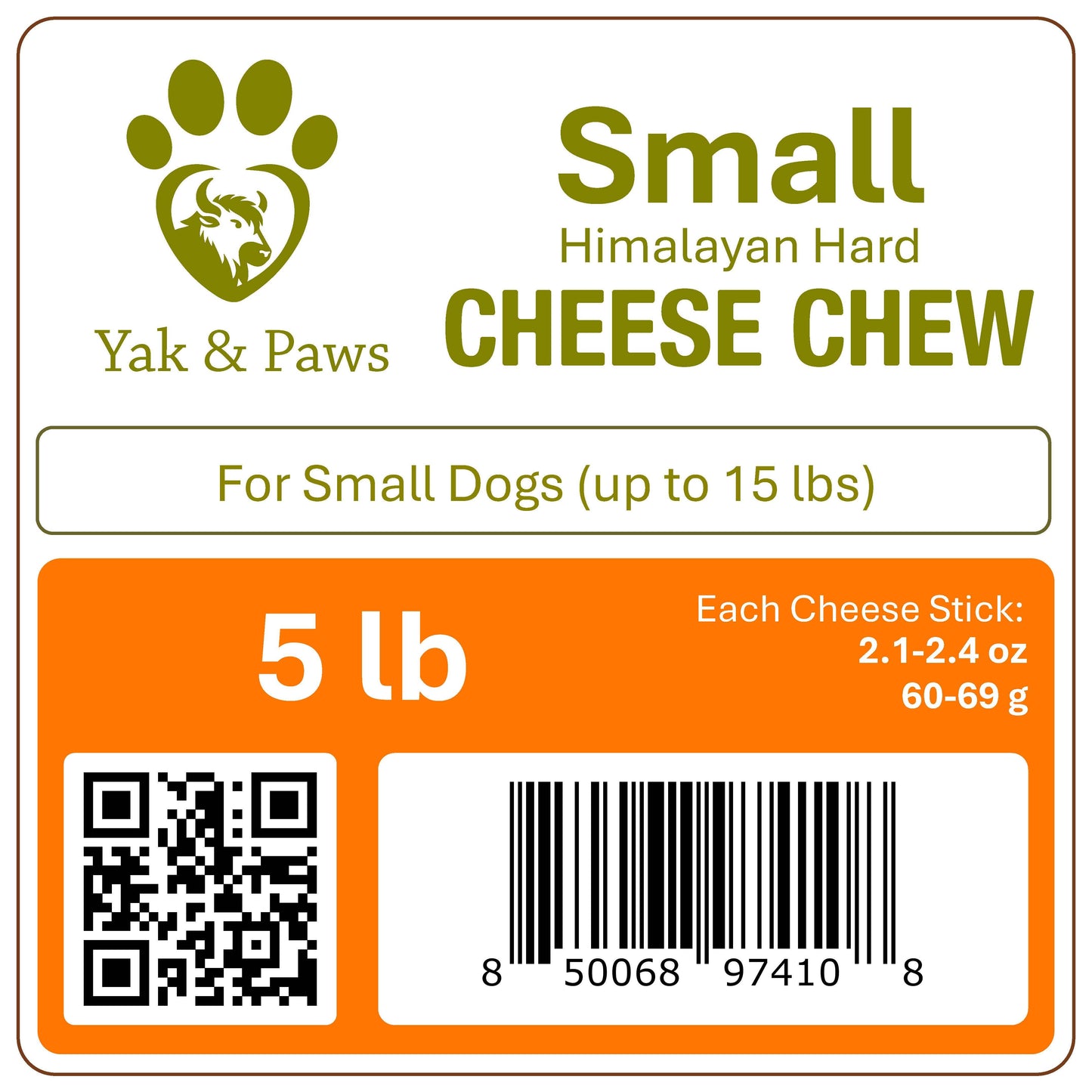 Large Yak Cheese Dog Chews