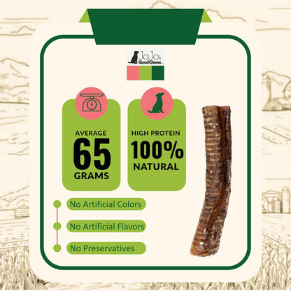 6" Beef Trachea Dog Treat - All-Natural Dog Chews