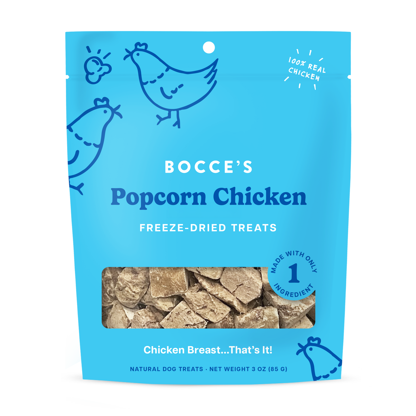 Popcorn Chicken, Freeze-Dried, 3oz