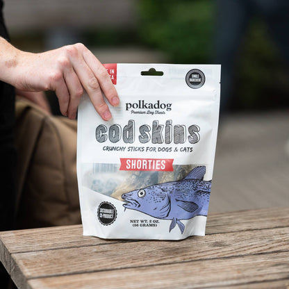 Cod Skin Shorties - 2oz - Dog Treats
