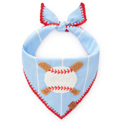 Baseball Applique Dog Bandana