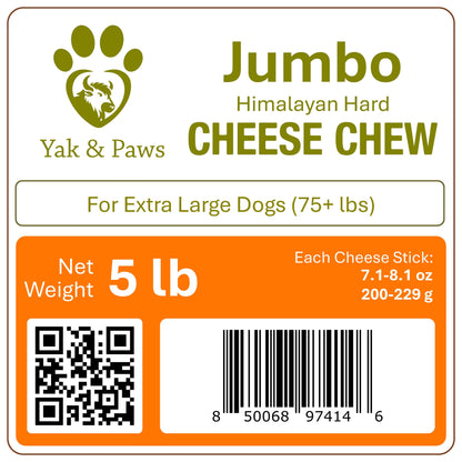 Large Yak Cheese Dog Chews