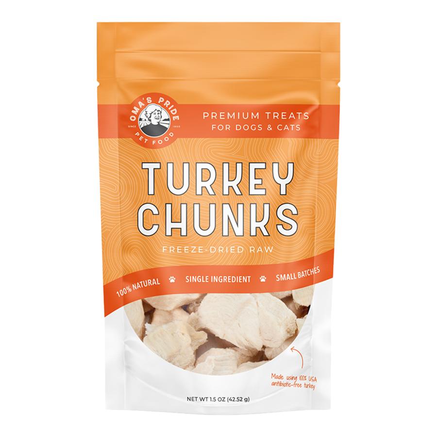 Freeze-Dried Turkey Chucks Treats
